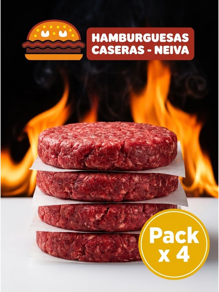 Hamburguesas caseras con humo de parrilla